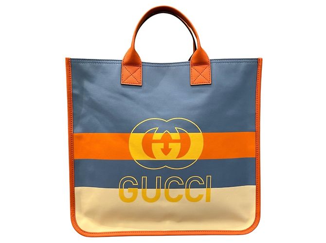 Borsa Tote per bambini Gucci Interlocking G Blu