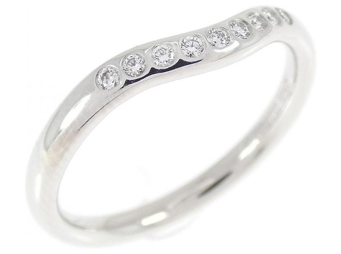 Autre Marque Tiffany & Co. Curved 9P Ring