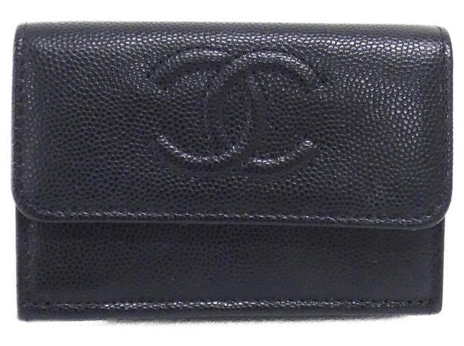 Cartera Tri-Fold Chanel AP4655 Negro