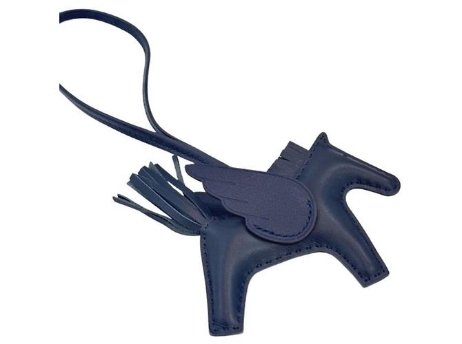 Hermès Hermes Rodeo Pegasus PM Handbag Charm Blu navy