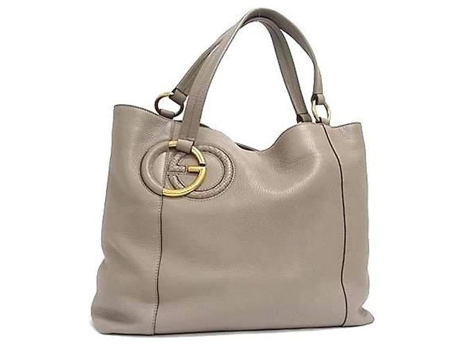 Saco Tote GUCCI Interlocking G Cinza