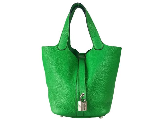 Hermès Bolso Hermes Picotin Lock PM Bamboo