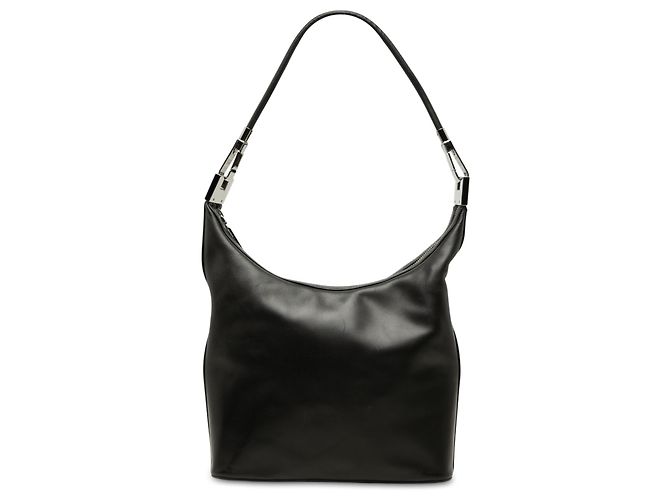 Borsa a tracolla Gucci in pelle di vitello nera Nero