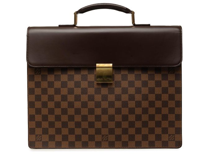 Louis Vuitton Brown Damier Ebene Altona PM Marrom