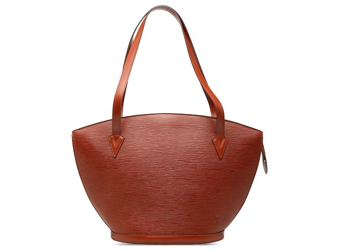 Louis Vuitton Brown Epi Saint Jacques GM Long Strap Marrom