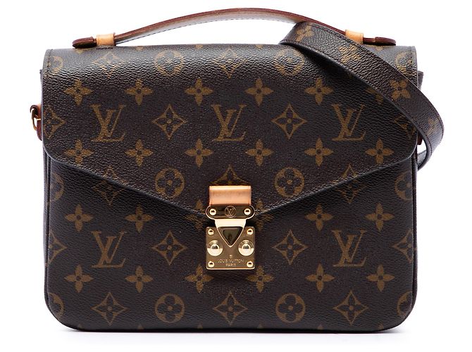 Louis Vuitton Brown Monogram Pochette Metis Marron