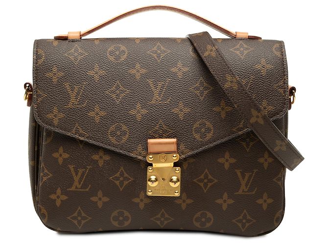 Louis Vuitton Brown Monogram Pochette Metis Marron