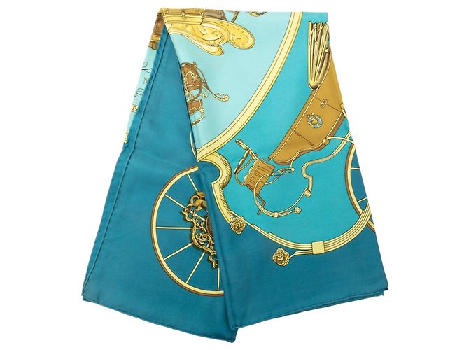 Foulard di seta Hermès Blue Springs 90