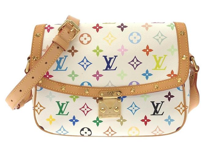 Louis Vuitton Multicolor Sologne Shoulder Bag White