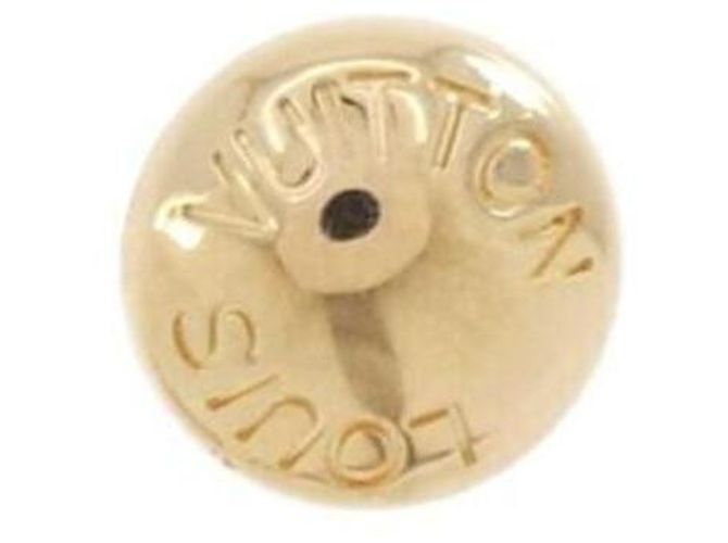 Pendiente de botón Louis Vuitton en oro amarillo 18K
