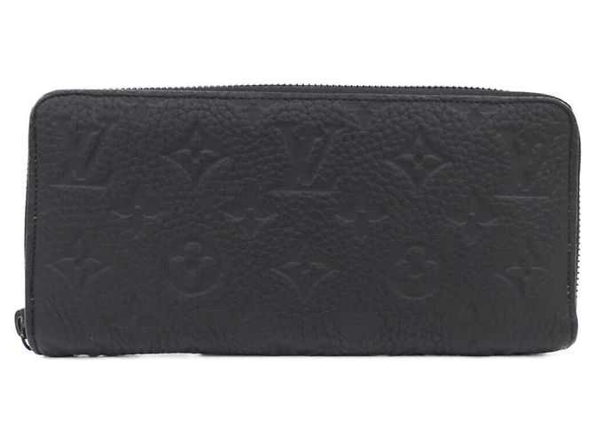 Cartera Zippy Louis Vuitton Taurillon Monogram Negro