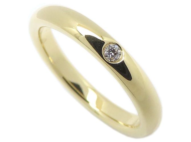 Autre Marque Tiffany & Co. Stacking-Ring aus 18K Gelbgold mit Diamanten