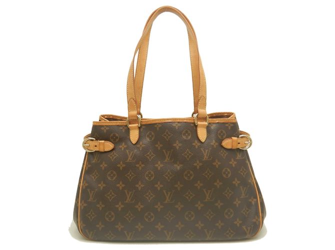 Sac à épaule horizontal Louis Vuitton Monogram Batignolles Marron Monogramme