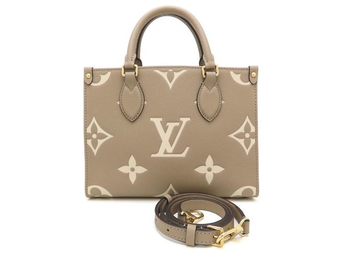 Louis Vuitton OnTheGo PM Bicolor Monogram Empreinte Handtasche Mehrfarben Monogramm