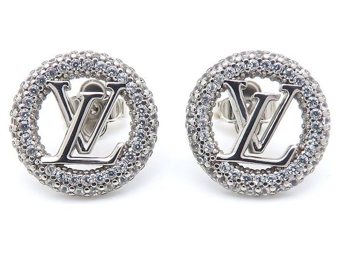 Orecchini Louis Vuitton Louise by Night Strass LV Circle D'oro