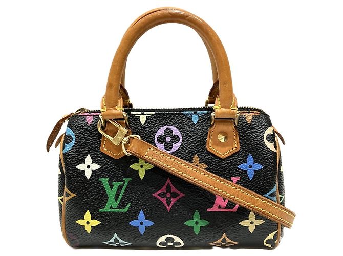 Louis Vuitton Mini Speedy Handtasche Schwarz