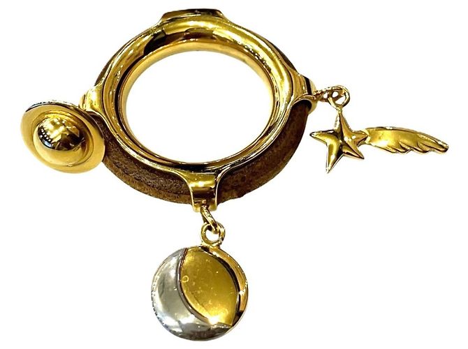 Hermès Hermes Comet Leather Scarf Ring