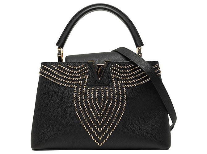 Borsa Louis Vuitton Capucines PM Nero