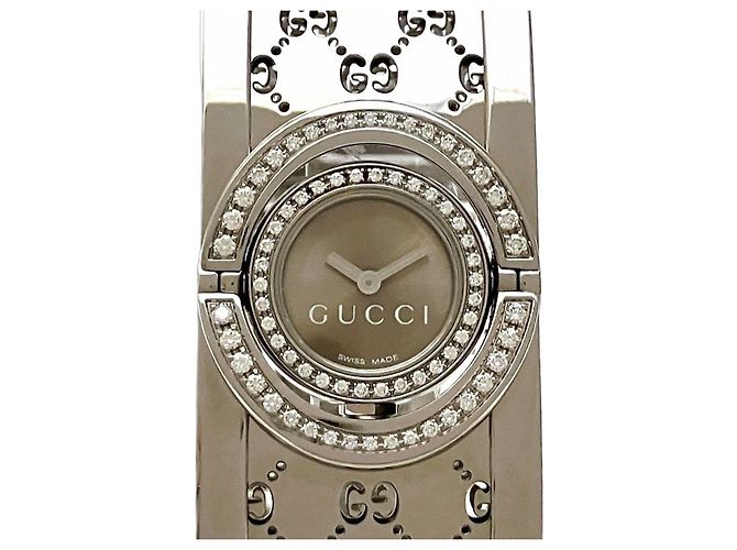 Relógio de pulso Gucci Quartz com mostrador castanho