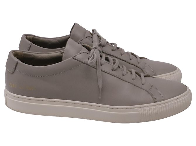 Autre Marque Baskets Common Projects Achilles Low-Top en cuir gris
