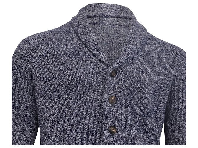 Brunello Cucinelli V-Neck Sweatshirt in Grey Cashmere