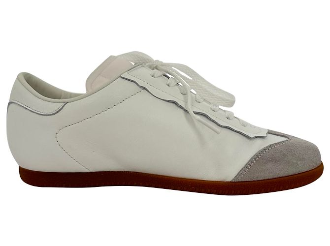 Maison Martin Margiela Sneakers Featherlight Maison Margiela in pelle bianca Bianco Crudo