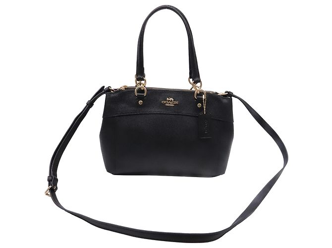 Coach Mini Brooke Carryall in pelle nera Nero