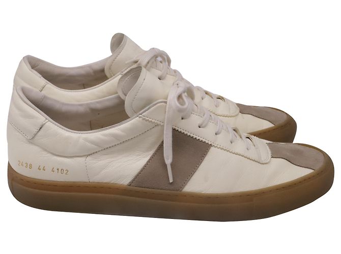 Autre Marque Baskets basses Tennis Common Project en cuir blanc