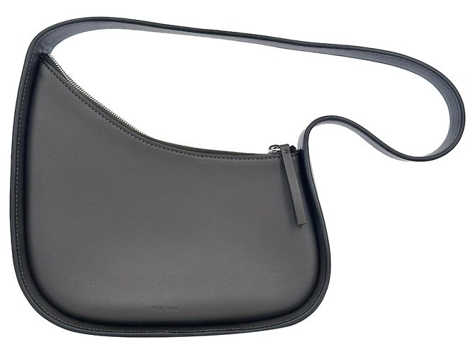 Borsa a spalla Half Moon The Row in pelle marrone