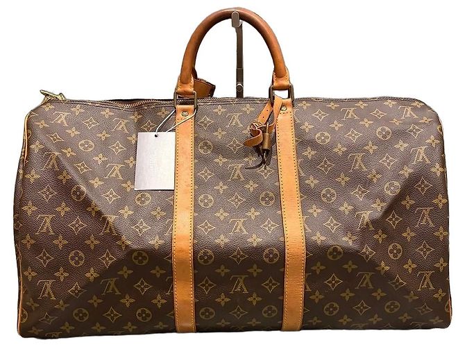 Louis Vuitton Keepall 55 Monogram Canvas Reisetasche Braun Monogramm