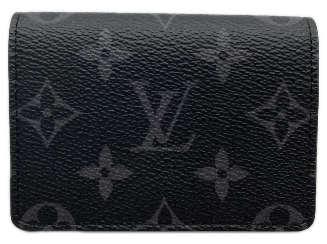 Tarjetero Louis Vuitton Monogram Eclipse Castaño Negro