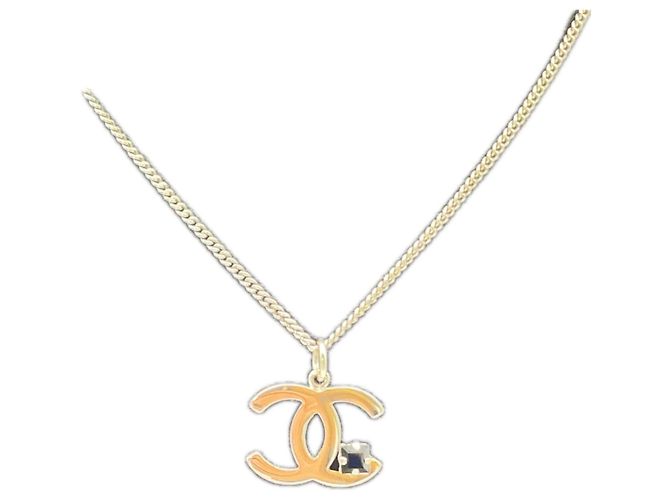 Collana CHANEL Coco Mark Nero Argento
