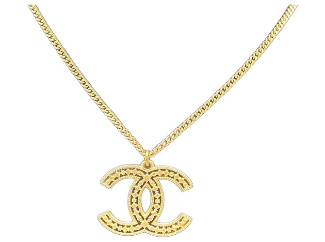 Collar Chanel Coco Mark Dorado