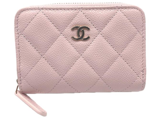 Portamonete Chanel Matelassé in rosa