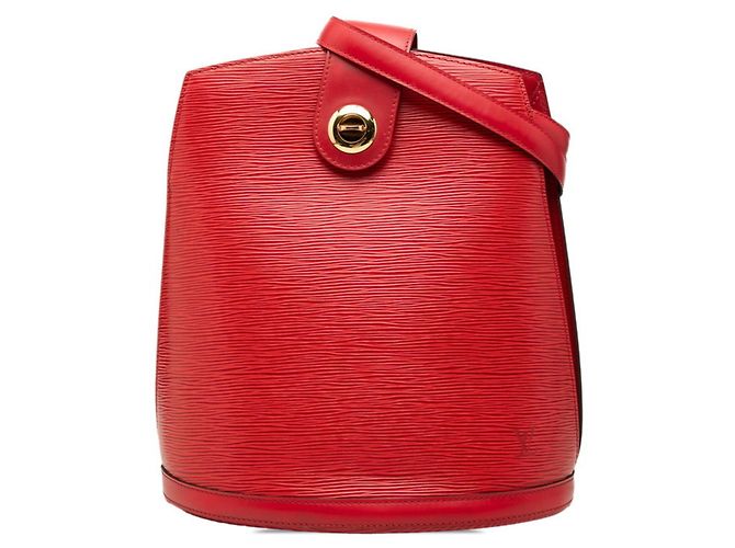 Borsa a tracolla Louis Vuitton Epi Cluny Rosso