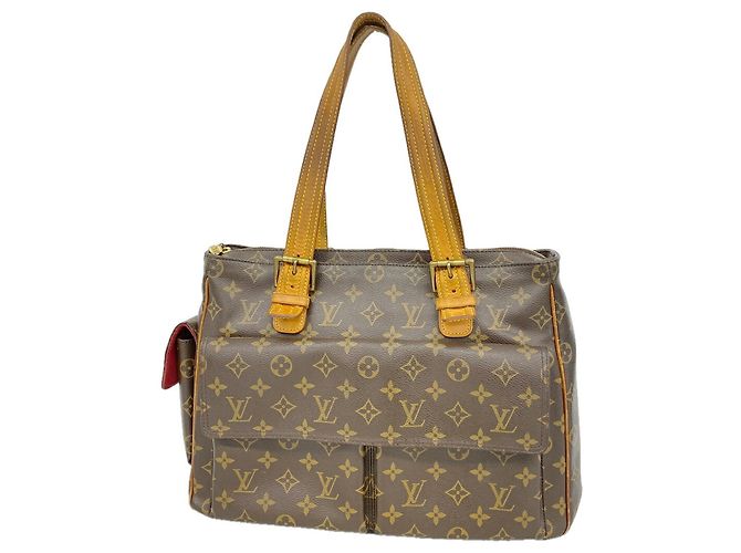 Borsa a tracolla Louis Vuitton Monogram Multiplicité Marrone
