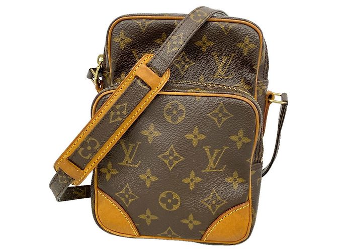 Sac à épaule Louis Vuitton Monogram Amazon Marron