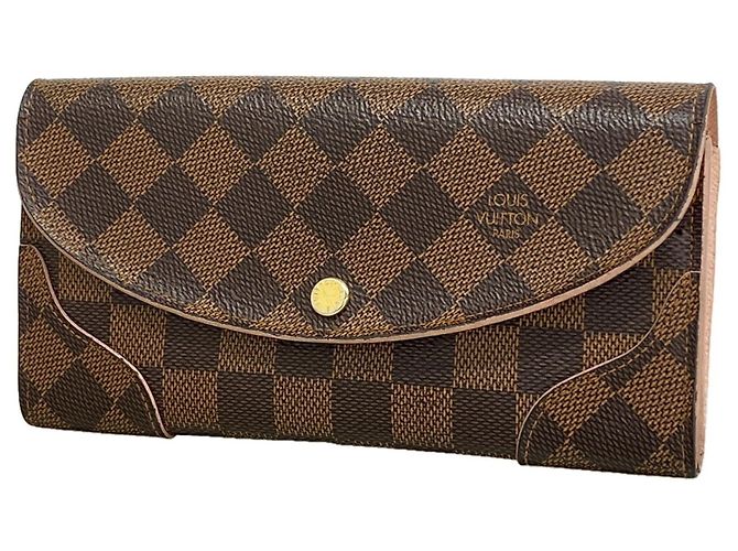 Louis Vuitton Damier Portefeuille Caïssa Long Wallet Pink