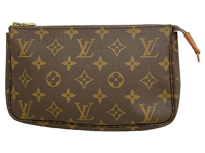 Louis Vuitton Monogram Pochette Accessoires Tasche Braun