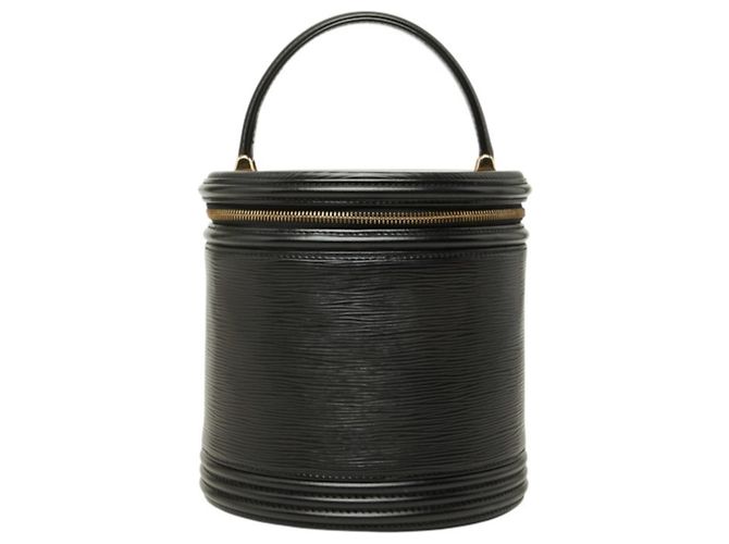 Bolsa Vanity Louis Vuitton Epi Cannes Preto