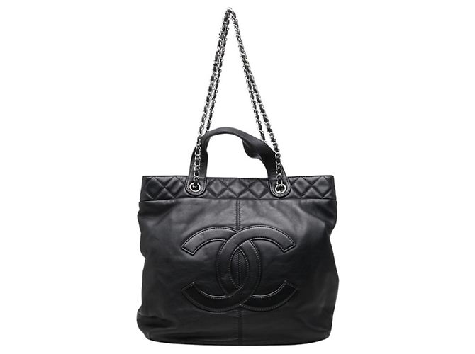 Sac à main Chanel Coco Mark Chain Tote Bag Noir