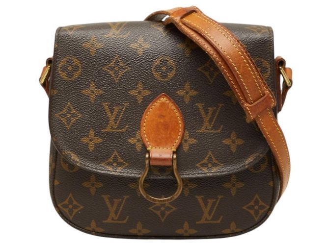 Bolsa de Ombro Louis Vuitton Monogram Saint Cloud MM Marrom