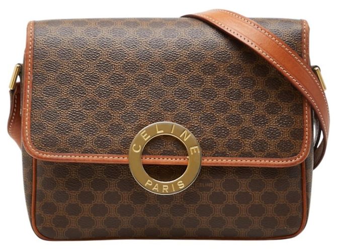 Céline Borsa a tracolla Celine Macadam Marrone
