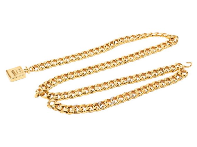 Chanel Gürtel mit goldplattierter Kette Golden