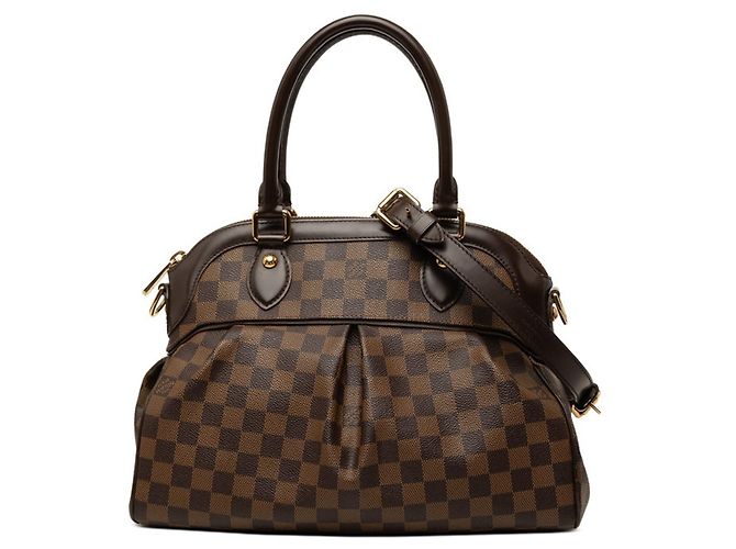 Borsa Louis Vuitton Damier Trevi PM Marrone