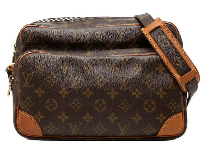 Borsa a tracolla Louis Vuitton Monogram Nile Marrone