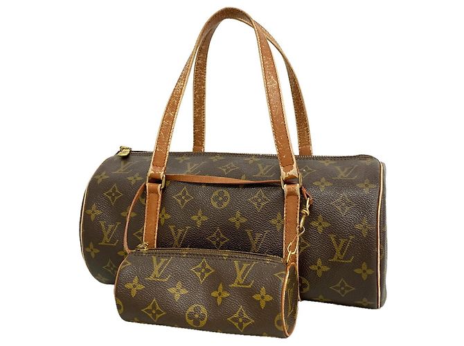 Louis Vuitton Monogram Papillon 30 Handtasche Braun