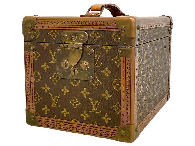Borsa Vanity Louis Vuitton Monogram Marrone