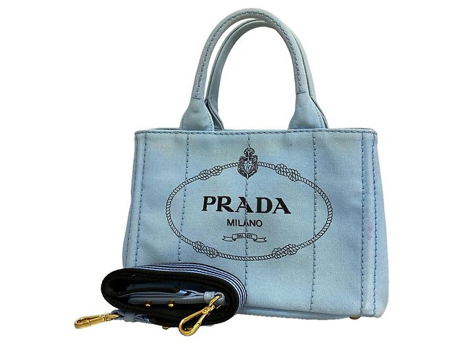 Borsa Tote 2-Way Prada Canapa Canvas