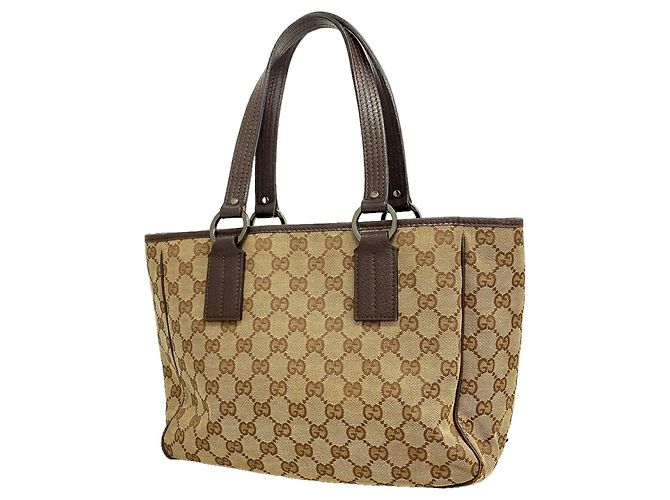 Gucci GG Canvas Handtasche Braun Beige